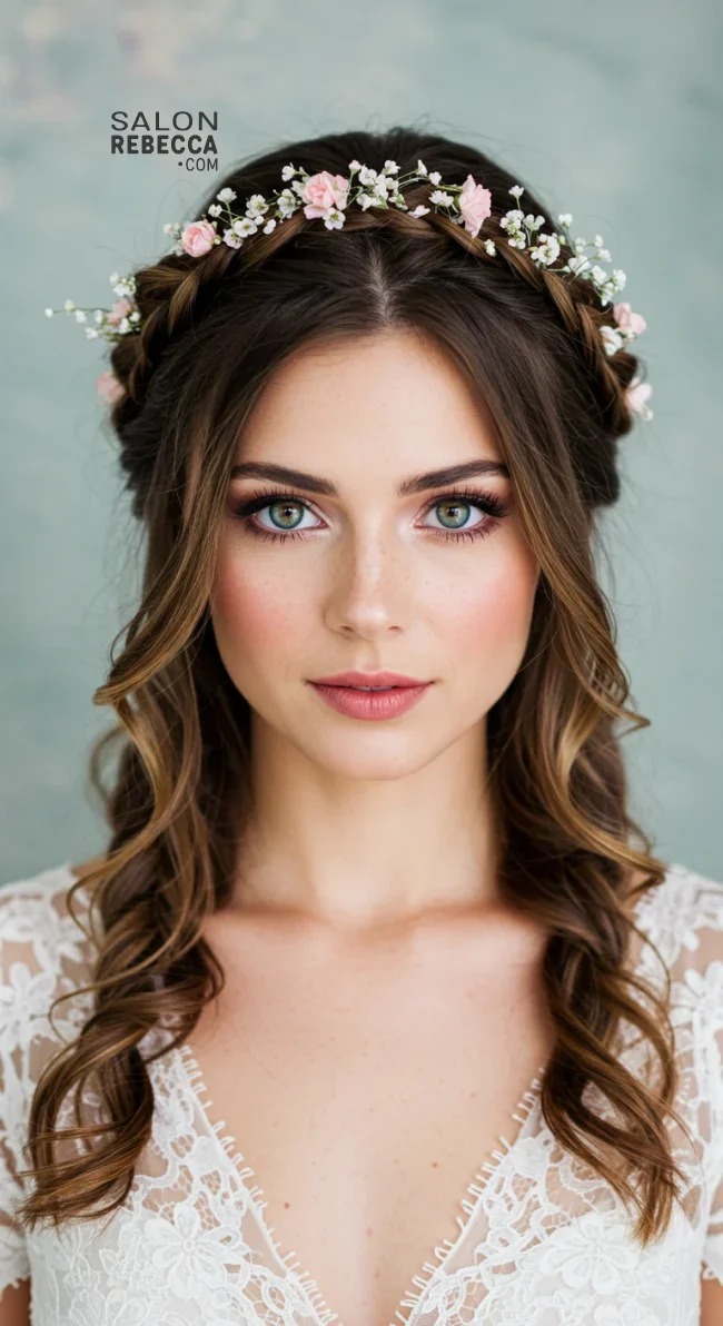 2. Braided Crown | 10 Perfect Flower Girl Hairstyles For Your Big Day