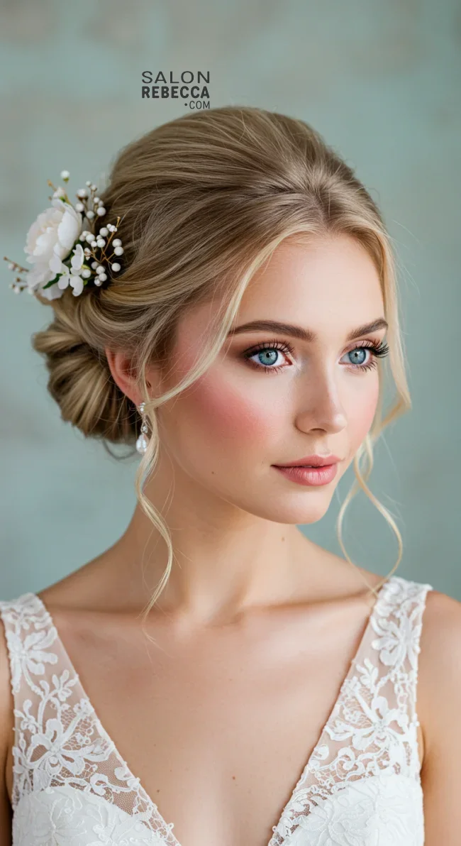 4. Twisted Side Updo | 10 Perfect Flower Girl Hairstyles For Your Big Day