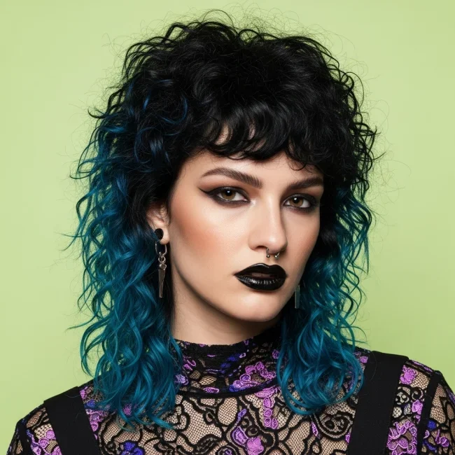 6. Modern Mullet Shag | Curly Shag Haircuts: 10 Hairstyles To Embrace Your Natural Texture