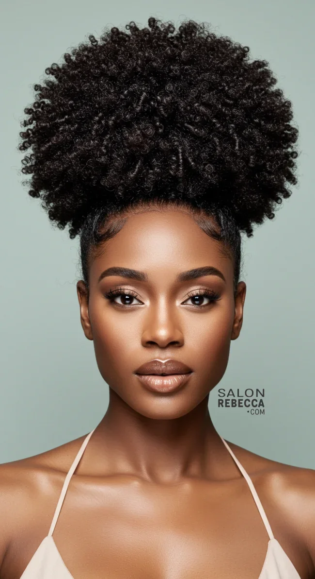 15. Pineapple Updo | 15 Quick And Stylish Hairstyles For Black Women