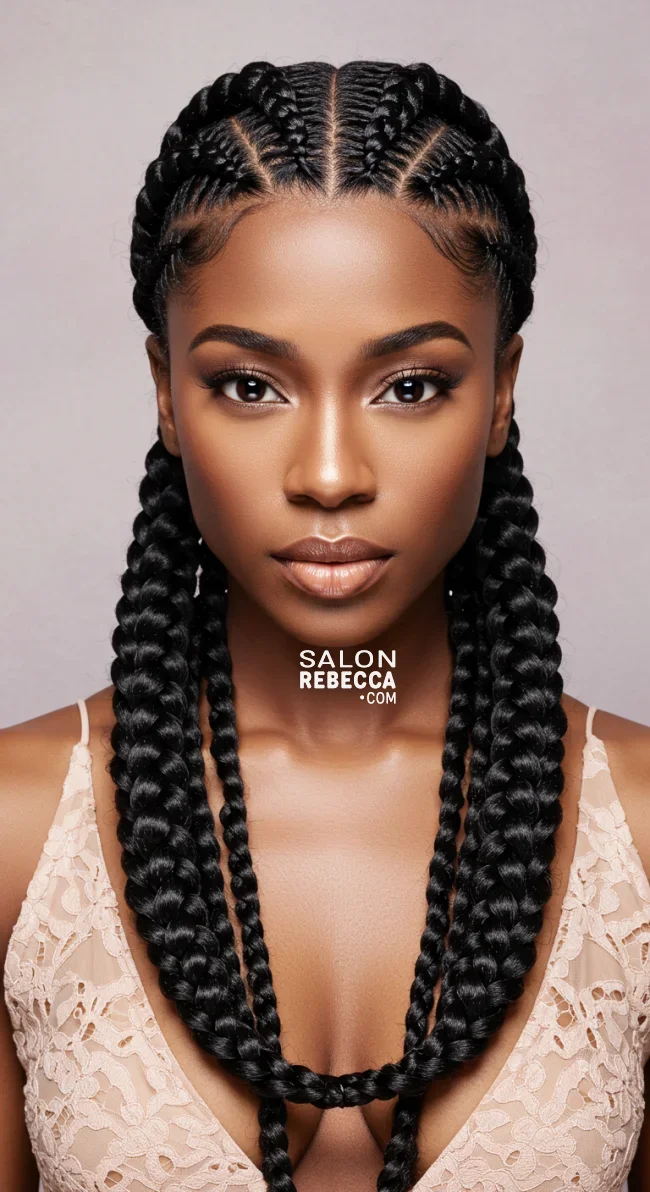 10. Goddess Braids | 15 Quick And Stylish Hairstyles For Black Women