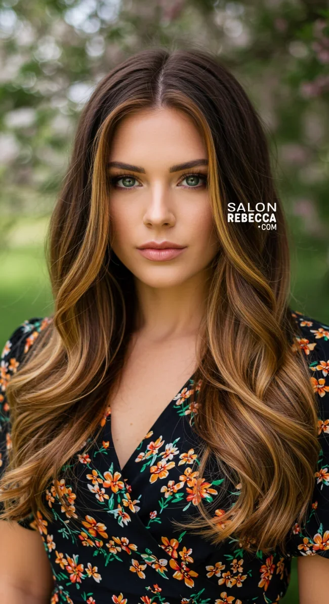 3. Caramel Swirl Balayage | 15 Spring Balayage Looks To Inspire Your Seasonal Refresh