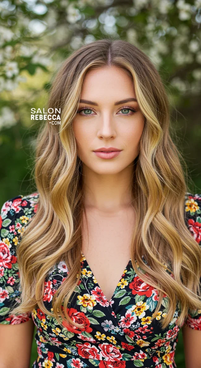 1. Honey Blonde Balayage | 15 Spring Balayage Looks To Inspire Your Seasonal Refresh