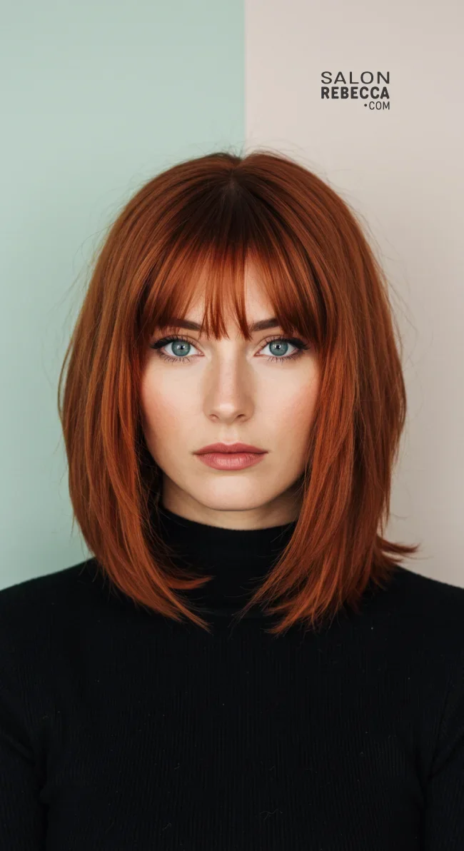 3. Layered Lob with Side Bangs | Long Bobs (Lob): Effortless Style For A Stunning Hair Transformation