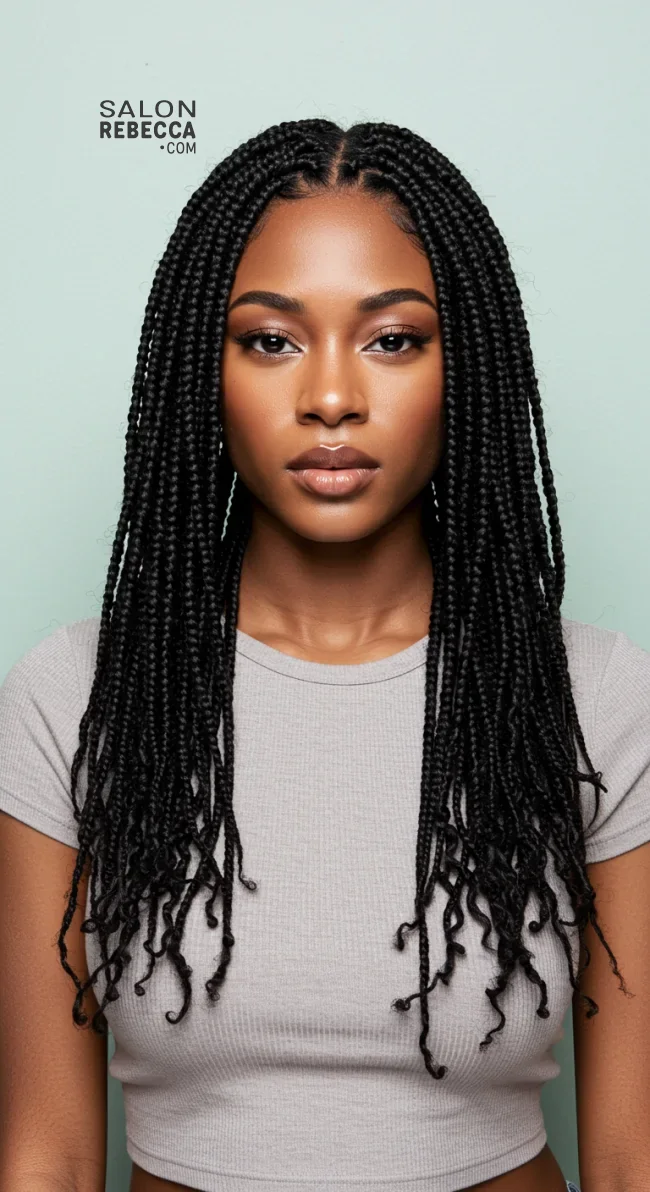 15. Micro Baby Braids All Over | Baby Braids Will Be Everywhere In 2025