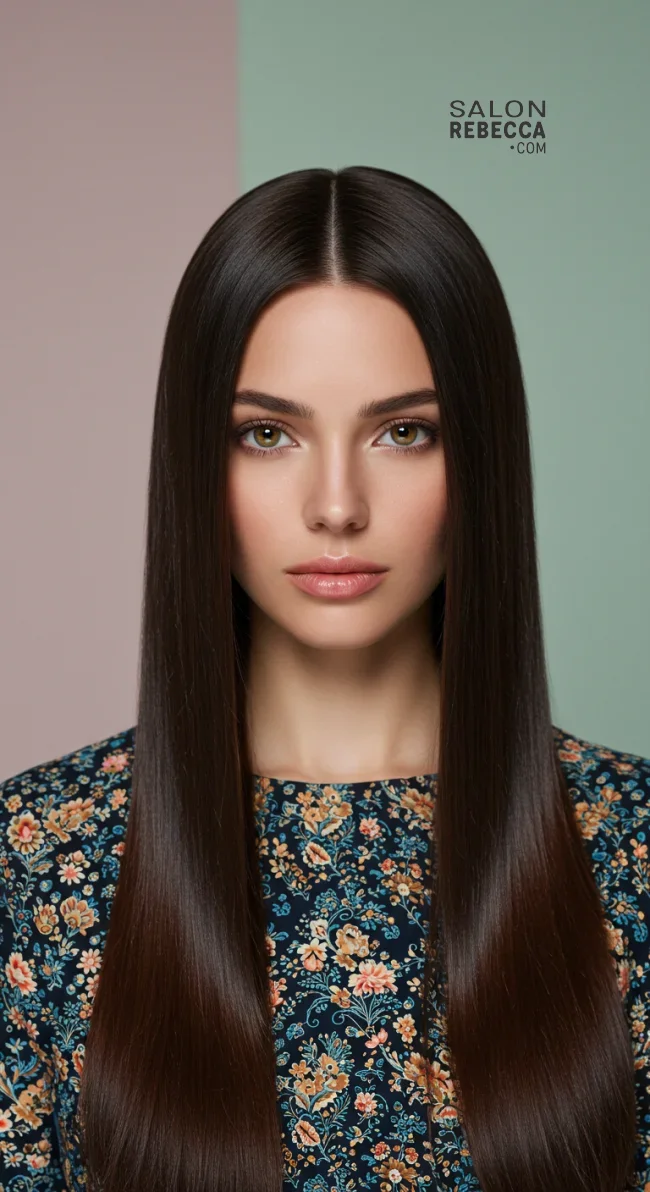 4. Long, Sleek, and Straight | 10 Stunning Hairstyles You Can’t Miss This Year