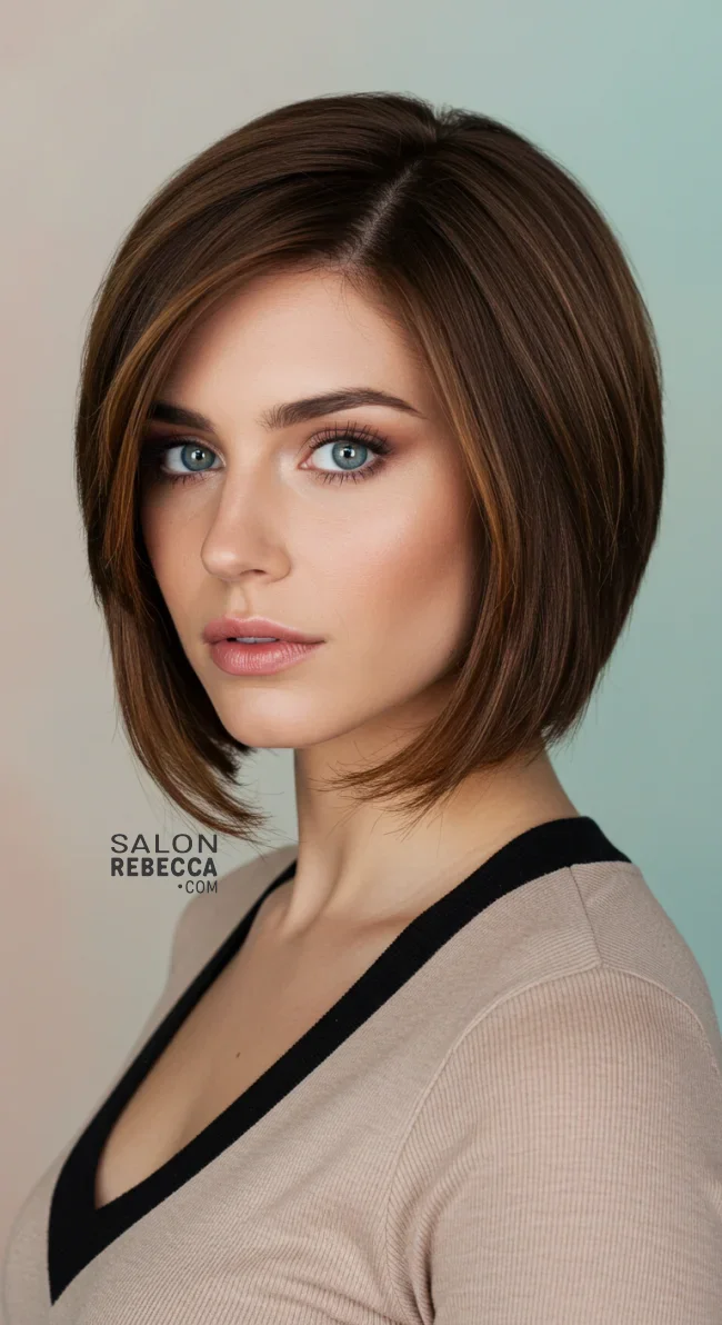 4. Angled Bob | Chic Short Bob Haircuts For Fine Hair - Boost Your Style