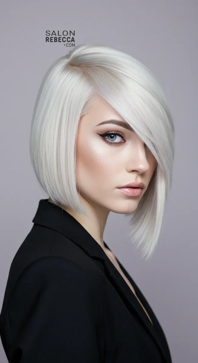 3. Asymmetrical Bob | Chic Short Bob Haircuts For Fine Hair - Boost Your Style