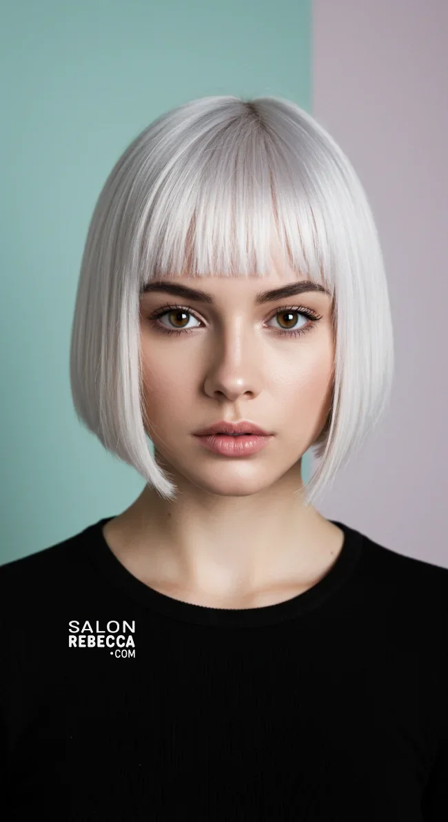 3. Asymmetrical Pageboy with Side Part | 7 Elegant Pageboy Haircut Ideas For Timeless Style