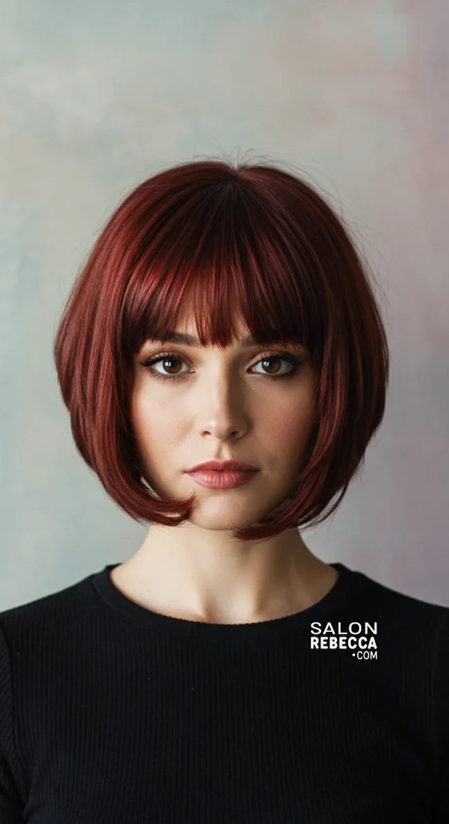 6. Layered Pageboy with Face-Framing Pieces | 7 Elegant Pageboy Haircut Ideas For Timeless Style