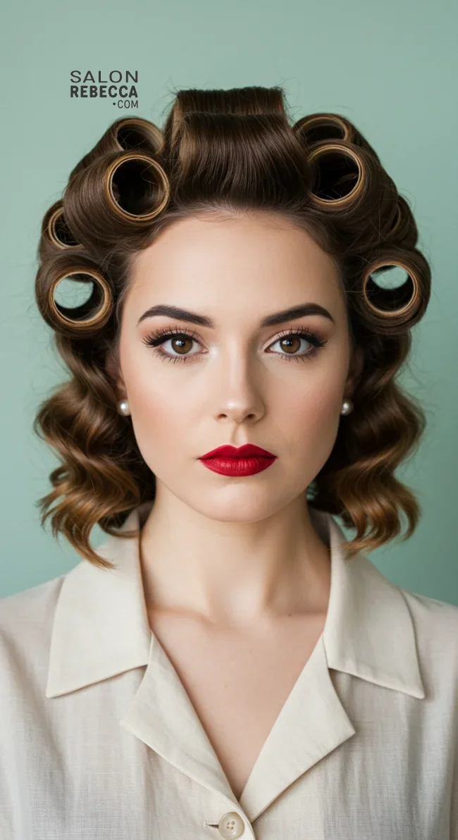 3. Rolls and Curls | 10 Charming 1940S Hairstyles For A Classic, Vintage Appeal
