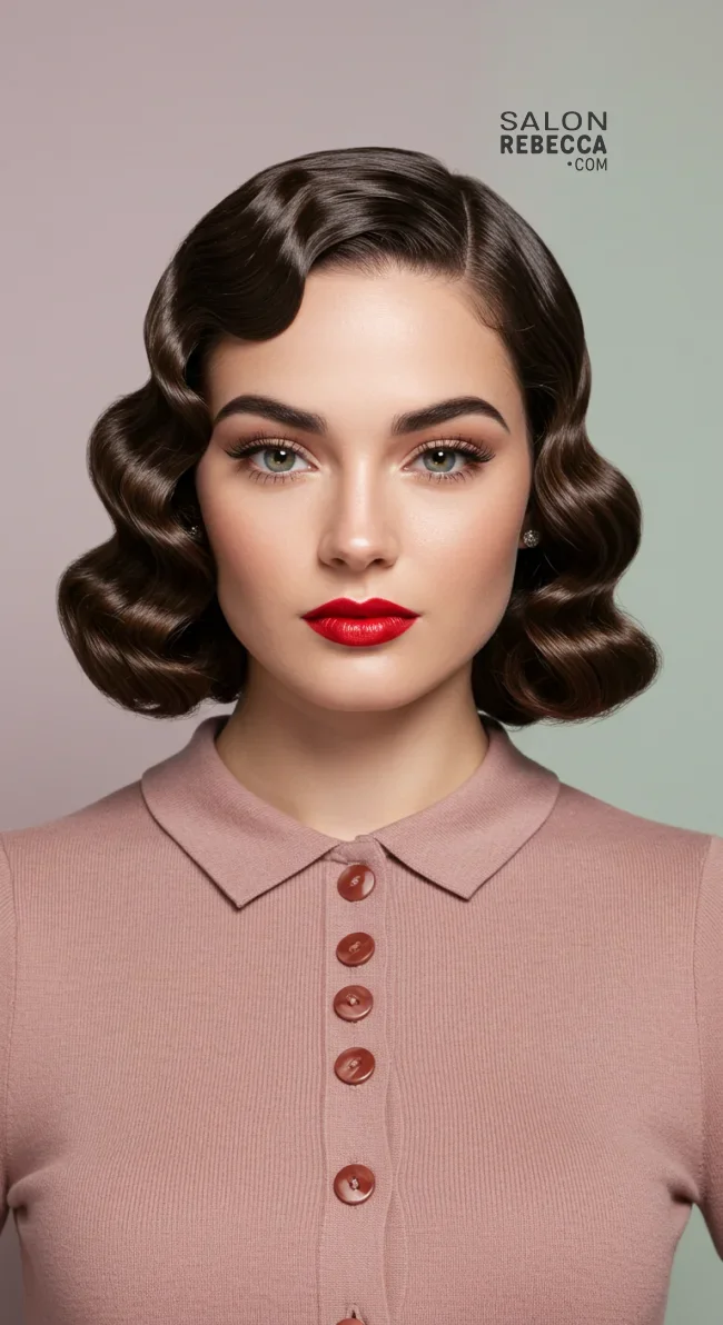 5. Soft Finger Waves | 10 Charming 1940S Hairstyles For A Classic, Vintage Appeal