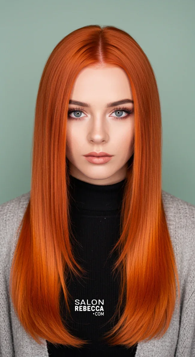 11. Burnt Orange Shimmer | 15 Red Hair Looks To Warm Up Your Vibe This Winter