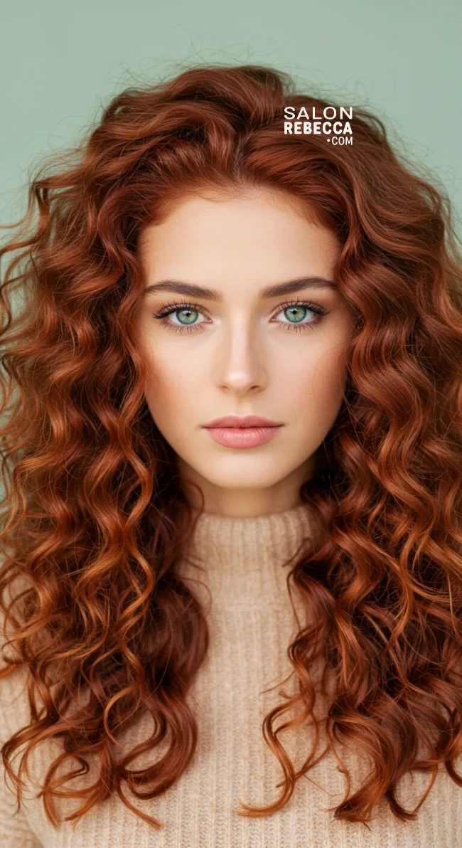 15. Cinnamon Copper Curls | 15 Captivating Copper Hair Shades For A Warm Winter Look