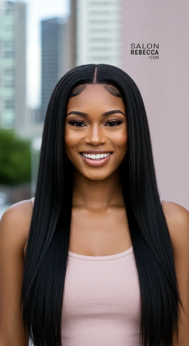 9. Sleek Straight Hair | Long Hairstyles For Every Occasion: Elevate Your Style