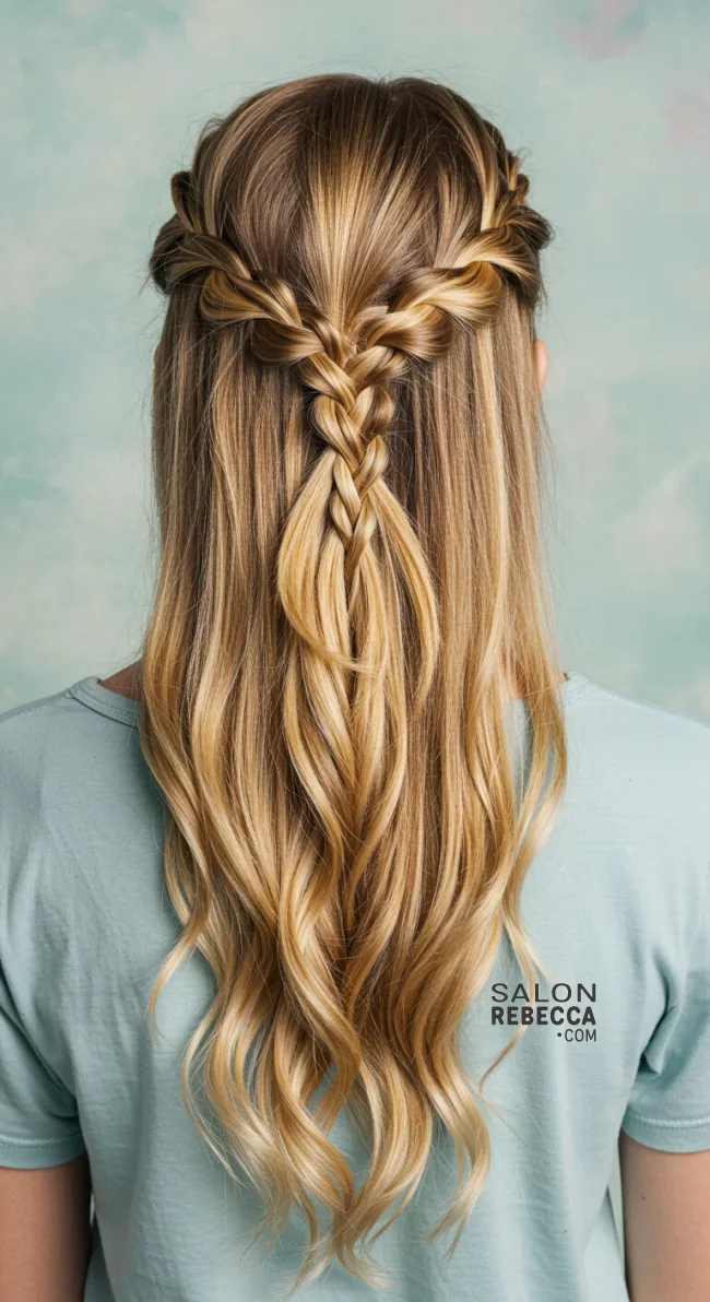 11. Waterfall Braid | Long Hairstyles For Every Occasion: Elevate Your Style
