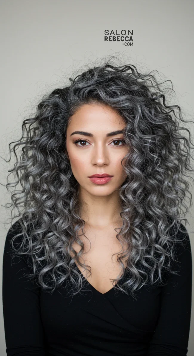 4. Curly Grey Fusion | Grey Blending: A Chic And Ageless Way To Wear Your Hair