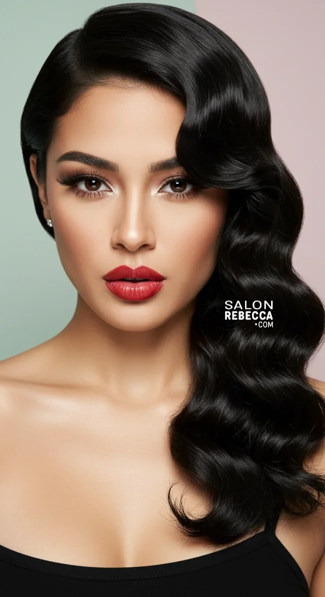 4. Classic Hollywood Curls | 10 Unique Latina Hairstyles That Radiate Confidence