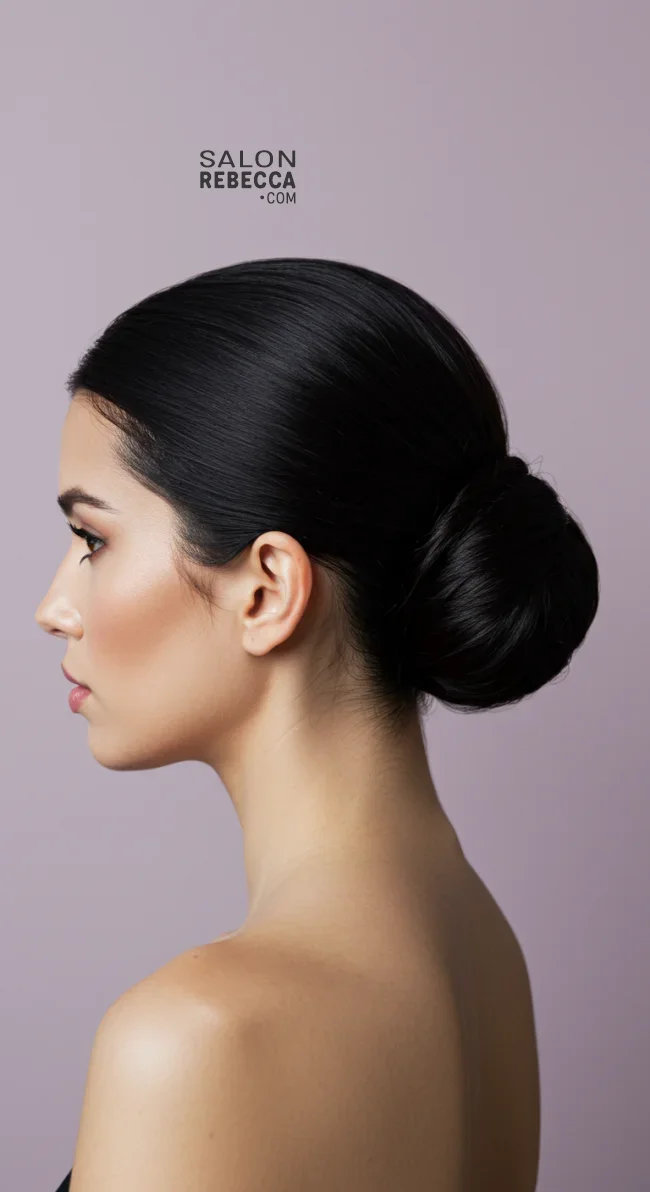 11. Elegant Chignon Bun | Explore Cute Bun Hairstyle Ideas For A Stylish Look!