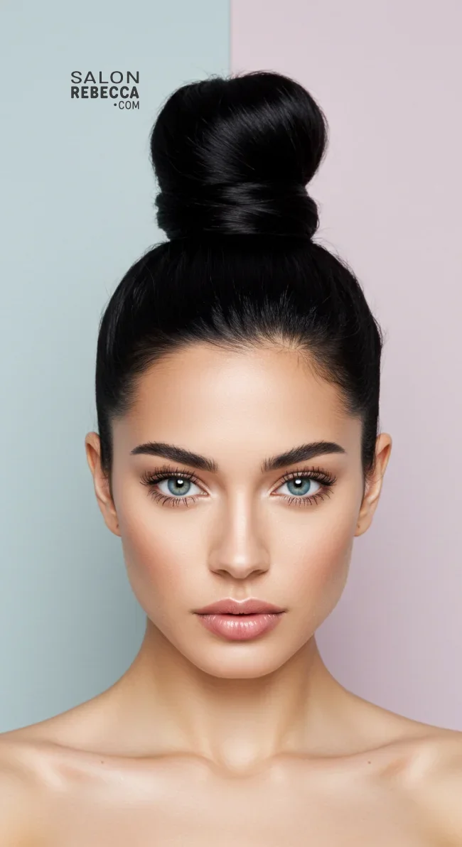 5. Top Knot Bun | Explore Cute Bun Hairstyle Ideas For A Stylish Look!