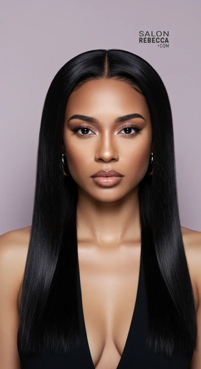 9. Long and Straight for Heart-Shaped Faces | Haircut Suggestions For Your Face Shape