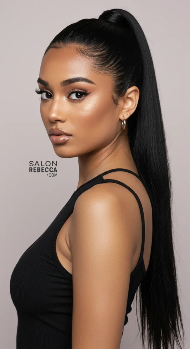 14. High Ponytail for Heart-Shaped Faces | Haircut Suggestions For Your Face Shape
