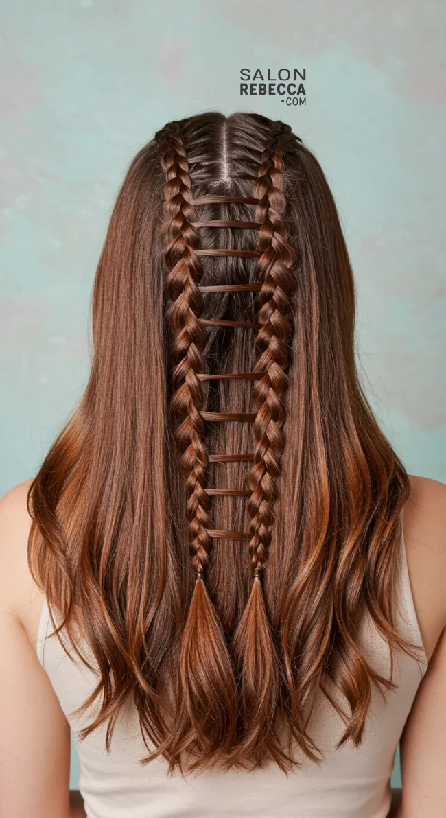 7. Ladder Braid | 12 Unique Braid Styles You Haven’t Tried Yet: A Fresh Take On Classic Looks