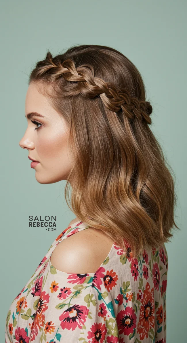 3. Fishtail Crown Braid | 12 Unique Braid Styles You Haven’t Tried Yet: A Fresh Take On Classic Looks
