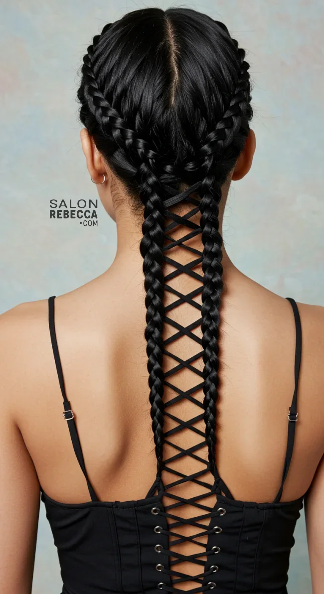 10. Corset Braid | 12 Unique Braid Styles You Haven’t Tried Yet: A Fresh Take On Classic Looks