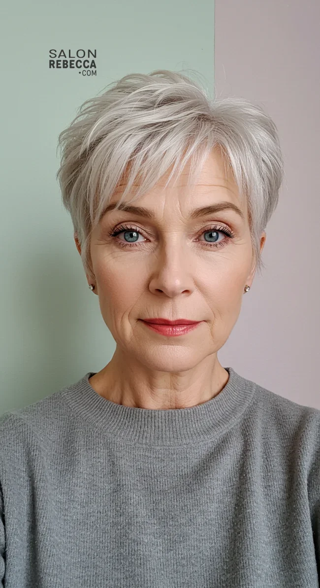 2. Layered Pixie Cut | 15 Best Haircuts For Women Over 60