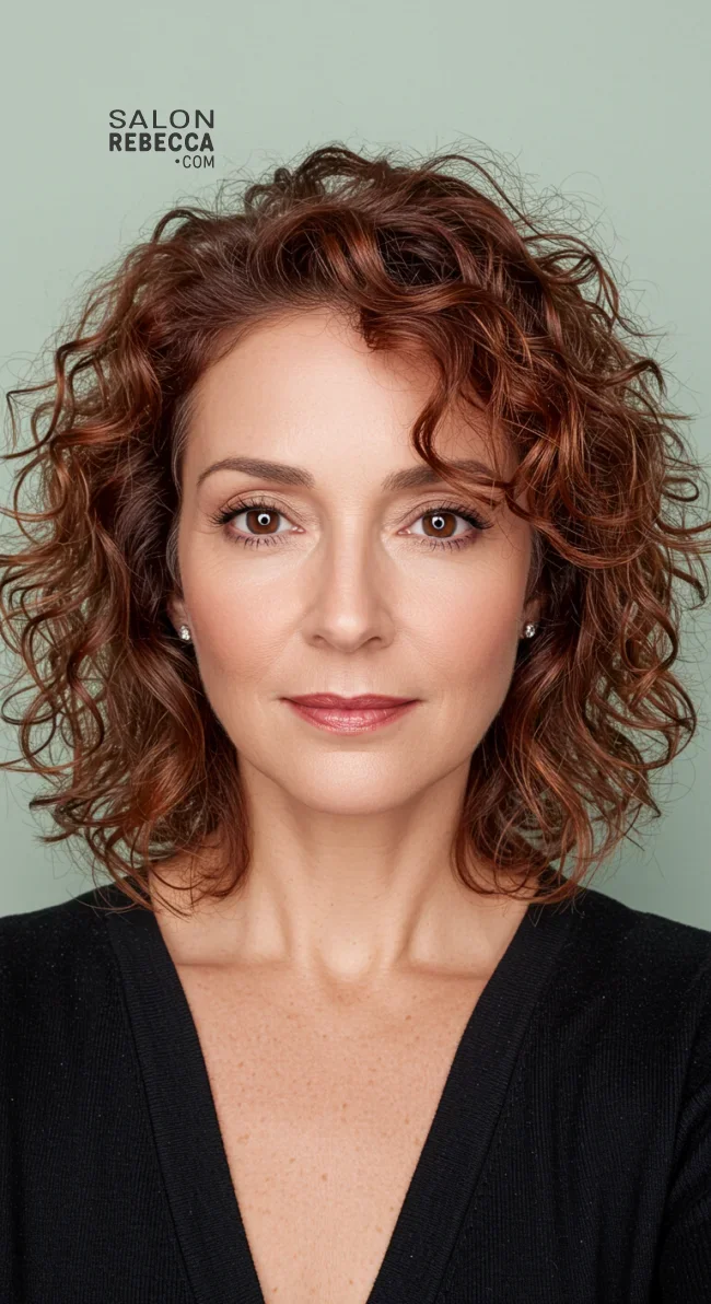 2. Shoulder-Length Loose Curls | 6 Сurly Hairstyles For Women Over 60 To Flaunt Your Texture