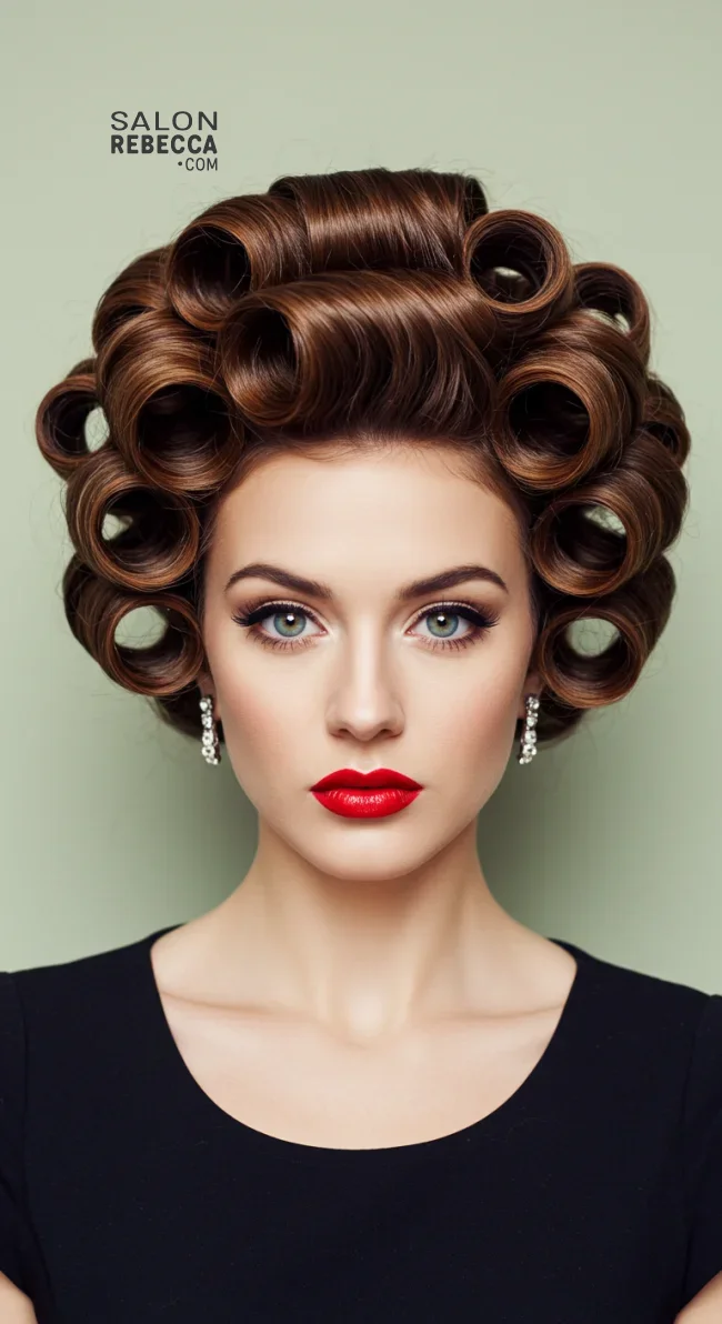 6. Victory Rolls Updo | Glamorous 1920S Hairstyles: 15 Vintage Looks For Timeless Elegance