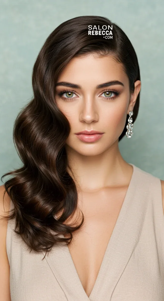10. Side-Swept Finger Waves | Glamorous 1920S Hairstyles: 15 Vintage Looks For Timeless Elegance