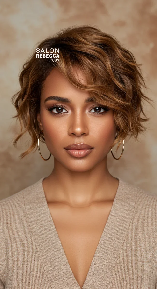 6. Wavy Long Pixie | 10 Long Pixie Hairstyles For Round Faces