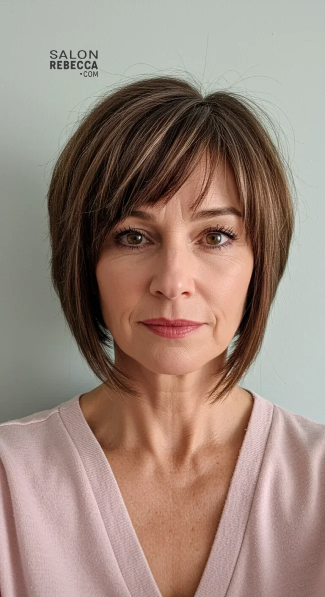 12. Asymmetrical Bangs | Should A 60 Year Old Woman Wear Bangs?