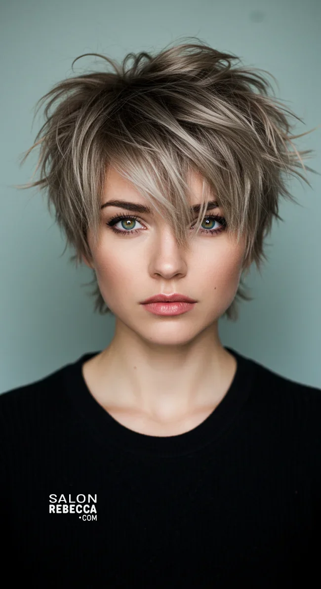 7. Textured Shag Cut | 10 Current Short Hairstyles For Fine Hair
