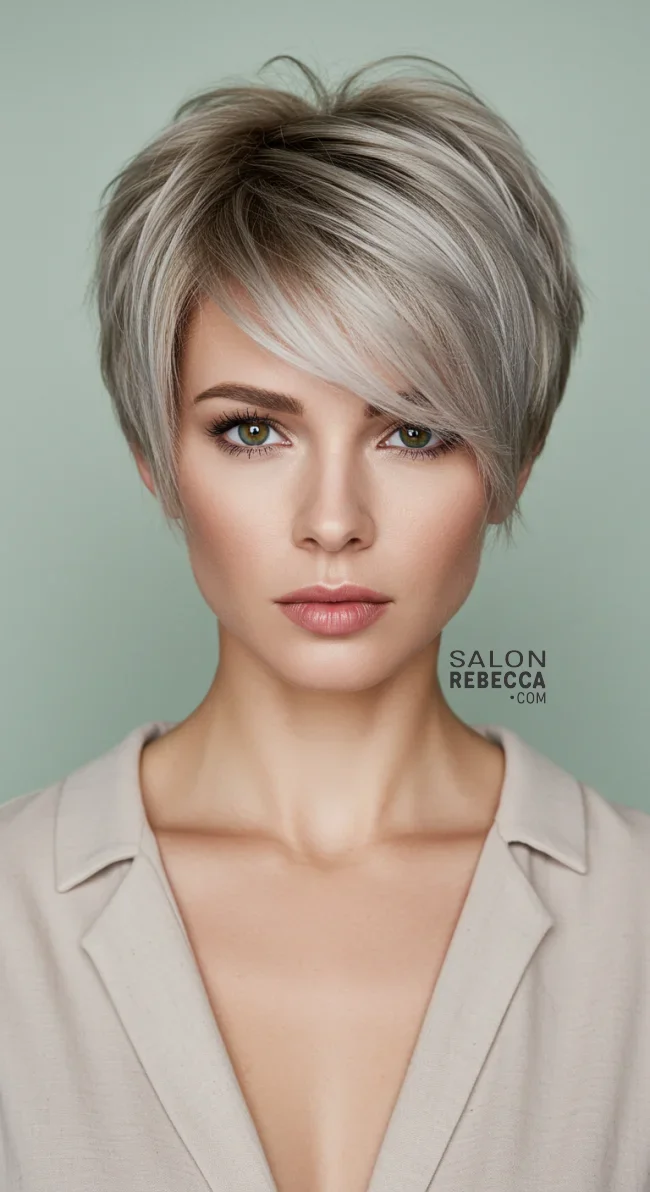 10. Short Feathered Cut | 10 Current Short Hairstyles For Fine Hair