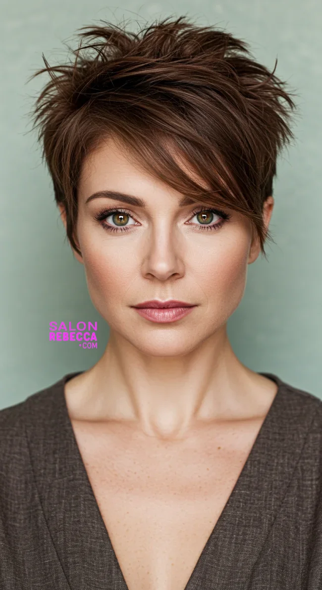 8. Textured Crop | 15 Short Hairstyles For Women Over 50 To Try