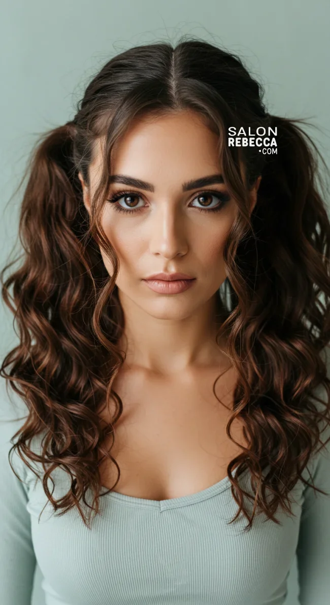 5. Curled Pigtails | 7 Cute And Easy Pigtail Hairstyles For All Ages