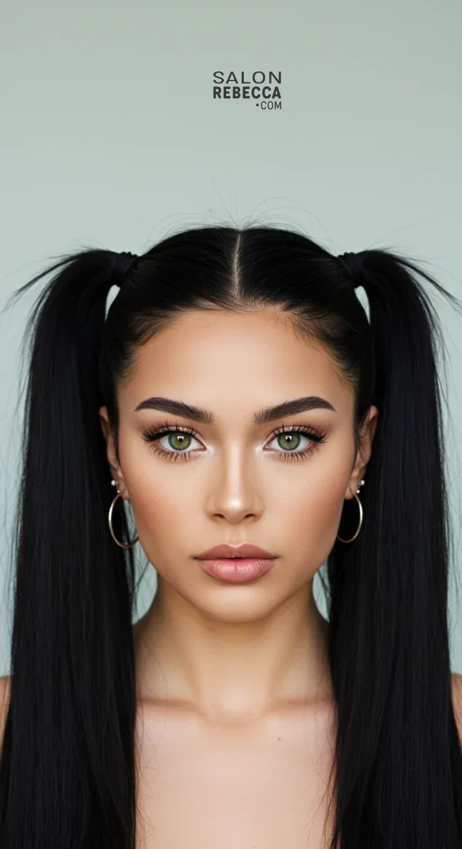 4. High Pigtails | 7 Cute And Easy Pigtail Hairstyles For All Ages