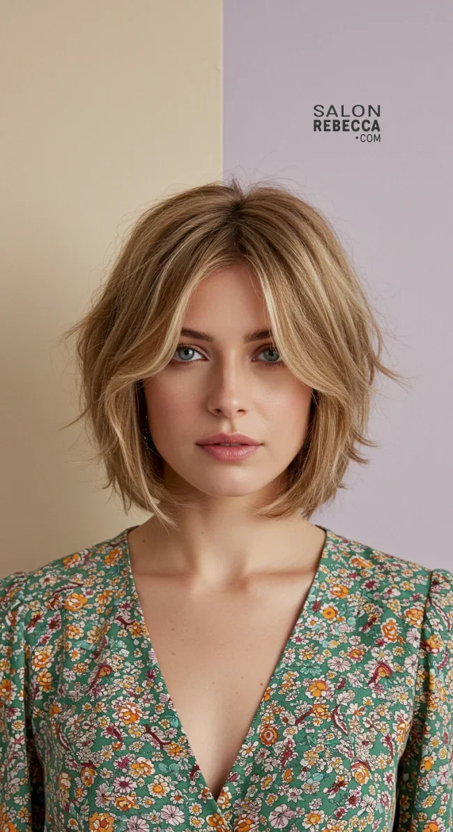 11. Short Feathered Layers | Spring Hairstyles For Short Hair: Trendy Looks