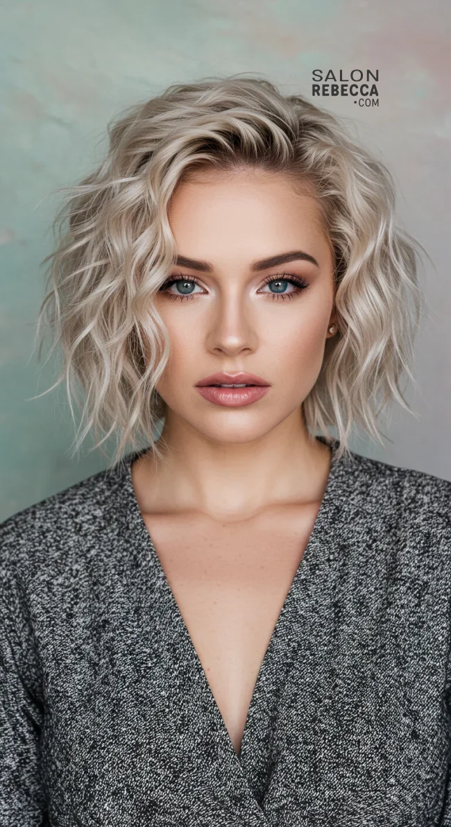 4. Crimped Bob with Blunt Ends | 10 Best Crimped Hairstyles Trending In 2025