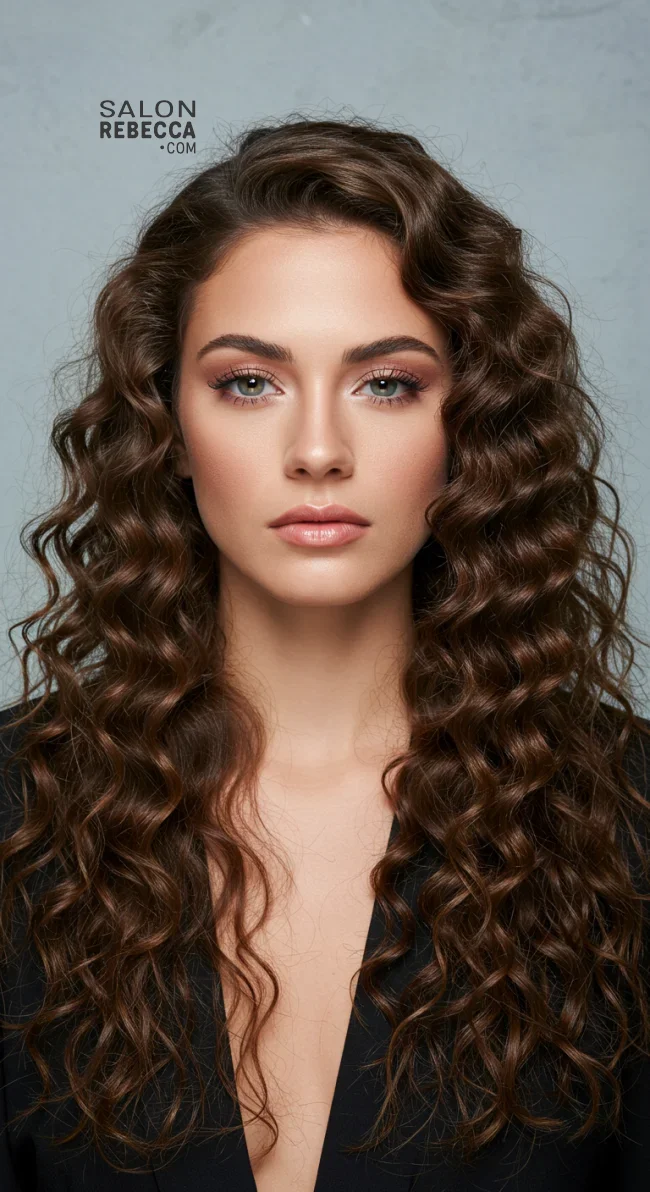 1. Classic Full-Length Crimped Hair | 10 Best Crimped Hairstyles Trending In 2025