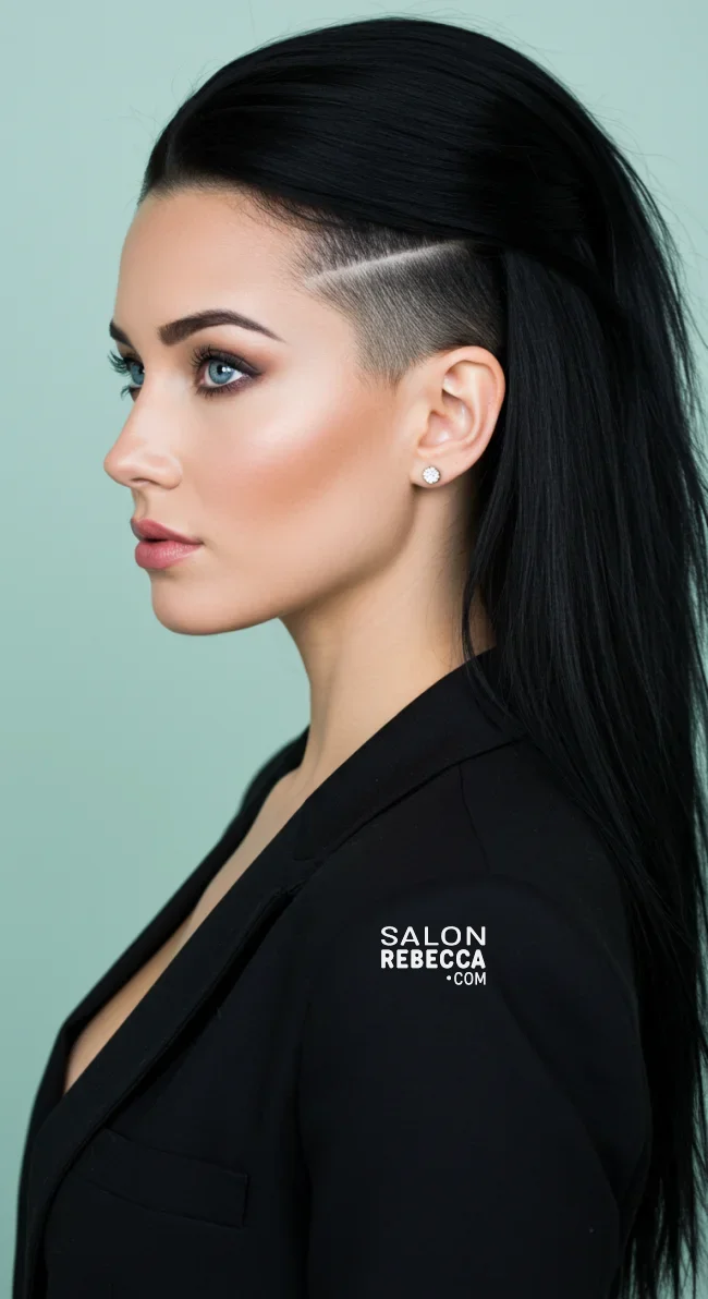 6. Long Hair With Hidden Undercut | Undercut Hairstyles For Women - 15 Ideas, Inspiration And Styling Tips!