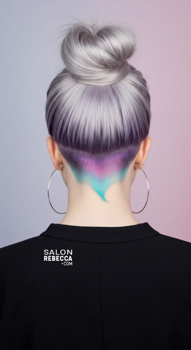 12. Colorful Undercut | Undercut Hairstyles For Women - 15 Ideas, Inspiration And Styling Tips!