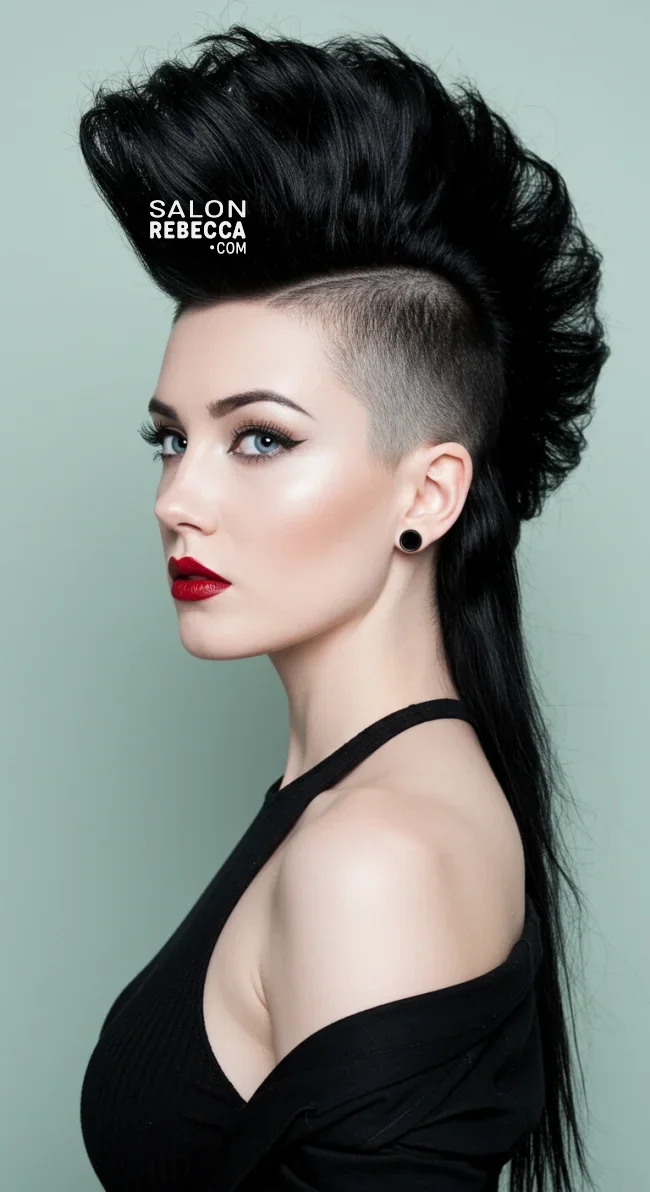 9. Mohawk Undercut | Undercut Hairstyles For Women - 15 Ideas, Inspiration And Styling Tips!