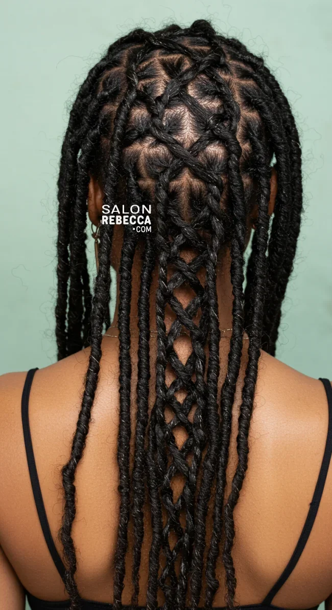 9. Fishtail Braid Locs | 15 Gorgeous Ways To Style Your Locs
