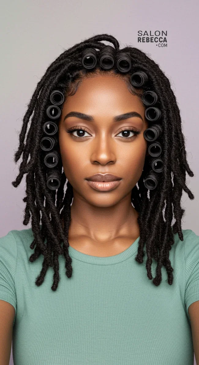 11. Loc Tuck and Roll | 15 Gorgeous Ways To Style Your Locs