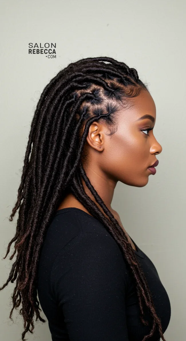 4. Low Loc Ponytail | 15 Gorgeous Ways To Style Your Locs