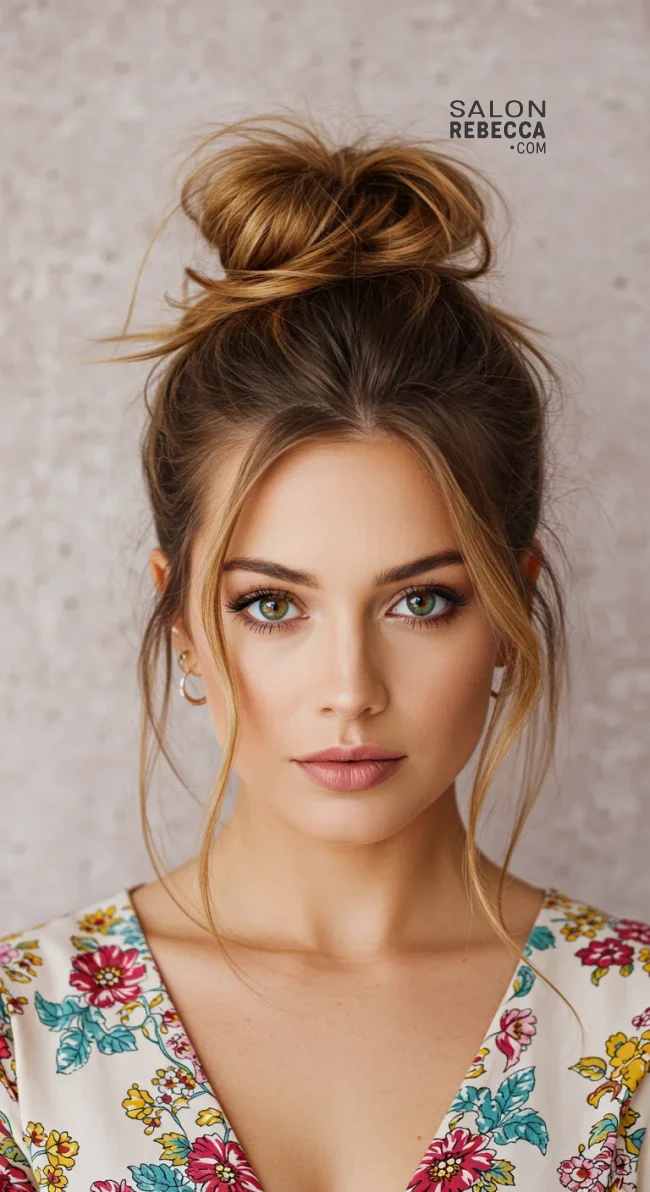 2. Messy Bun | 10 Trendy Hairstyles To Try This Season